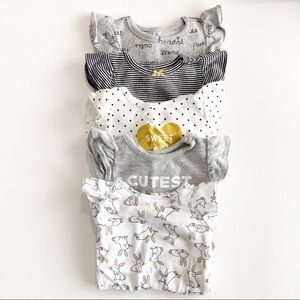 Carter’s Flutter Sleeve Onesie Bundle